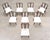 Mid-Century Modern Set of Eight Tommi Parzinger X-Back Mahogany Dining Chairs For Sale - Image 3 of 18