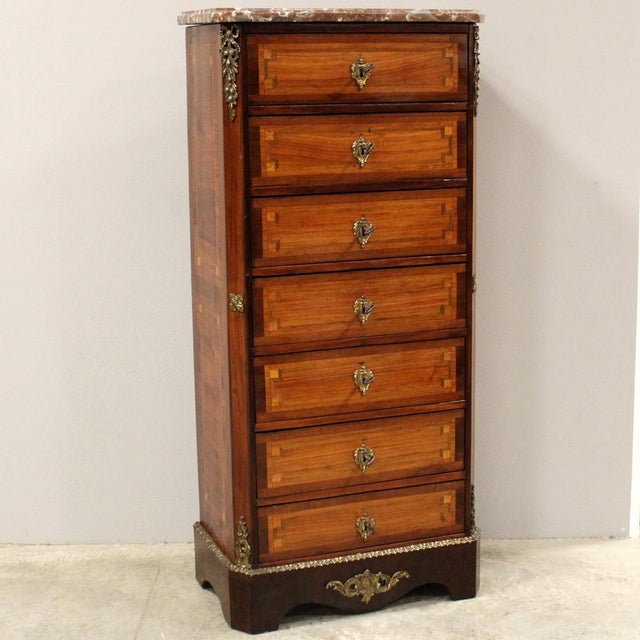 Napoleon III Weekly Chest of Drawers, 19th Century For Sale - Image 16 of 16