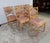 Set of six chairs from the Gasparucci Italo house. This Italian furniture brand created in the middle of the 20th century...
