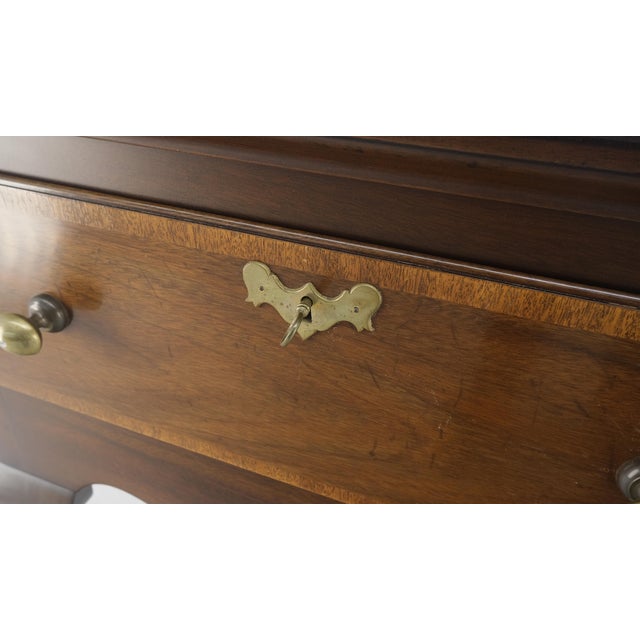 Kittinger Solid Mahogany 3 Massive Drawers Queen Anne Sideboard Credenza MINT For Sale - Image 11 of 16