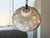 Mushroom Colored Acrylic Retractable Pull Down Dining Room Pendant Lamp, 1970s For Sale - Image 4 of 18