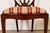 Brown Baker Furniture Style Federal Carved Mahogany Shield Back Dining Chairs, Set of Four For Sale - Image 8 of 12