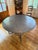Round Hammered Tin Table For Sale - Image 4 of 5