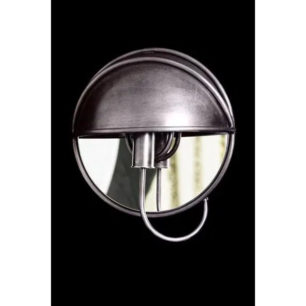 Contemporary Occhio Sconce in Silver Finish For Sale - Image 3 of 3