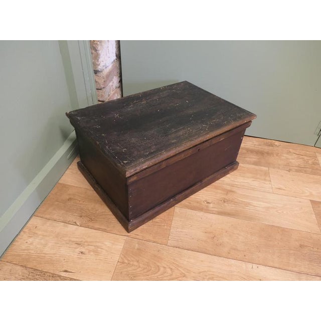 Vintage Pine Carpenter's Box For Sale - Image 3 of 6