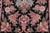 1990s Shabby Chic Pak-Persian Black/Black Wool Rug - 1'7'' X 2'2'' For Sale - Image 5 of 9