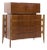 William Hinn Mid Century Walnut Curved Front Highboy Dresser For Sale