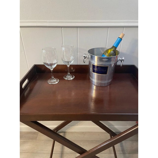 Vintage French "Charles Heidsieck" Champagne Bucket Wine Cooler, Circa 1960s For Sale - Image 14 of 14