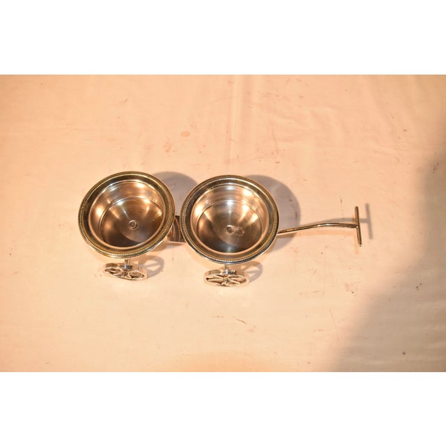 1960s Rogers Silver Plated Double Wine Trolley, Circa 1960's For Sale - Image 5 of 7