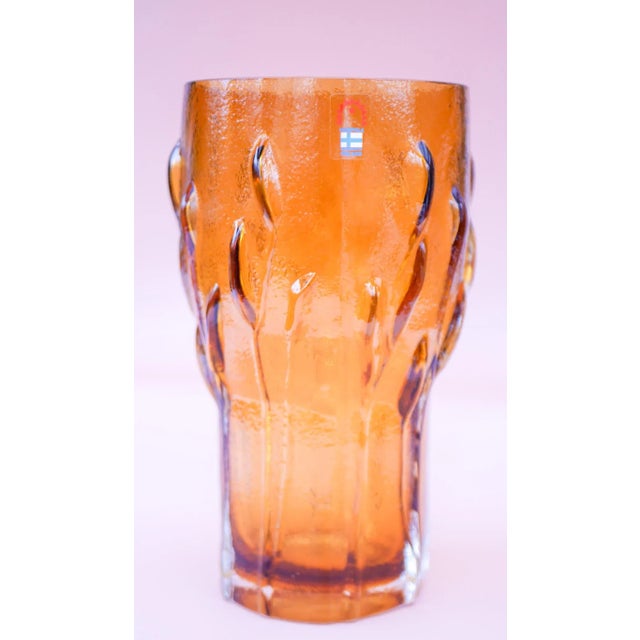 Finnish Art Glass Vase by Kaj Blomqvist for Humppila For Sale - Image 13 of 14