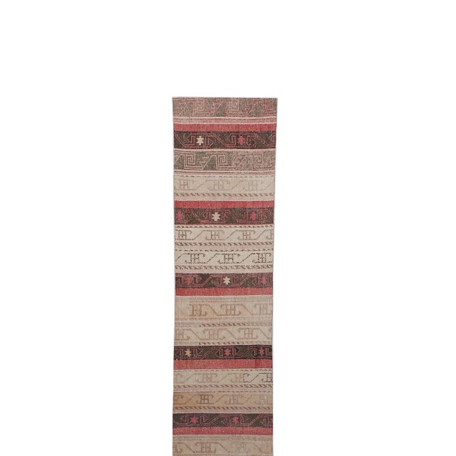 Vintage Patchwork Turkish Runner Rug 2'4'' X 25'6'' Hand woven with high quality pure wool 28.3 x 306.3" / 72 x 778 Cm...