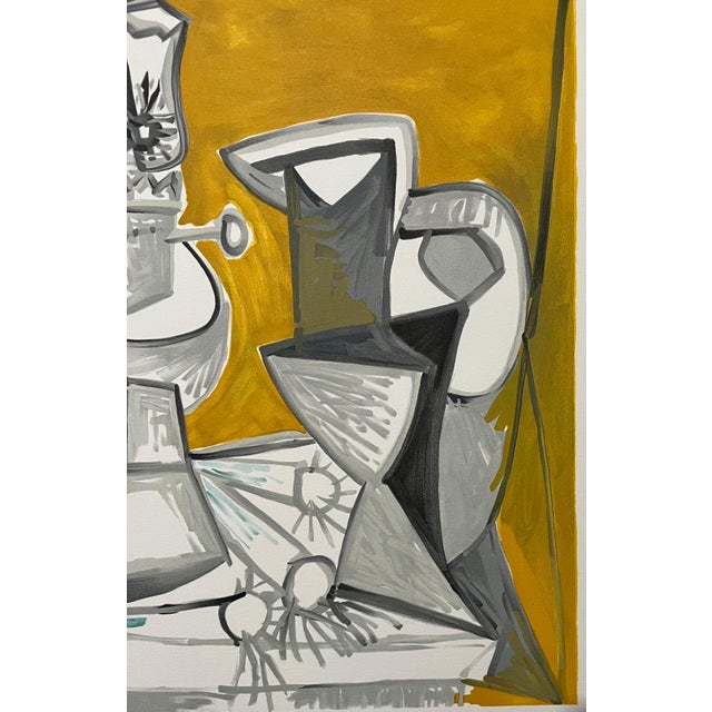 Pablo Picasso Estate Hand Signed Lithograph Abstract Cubist Composition, 1982 For Sale In Miami - Image 6 of 9