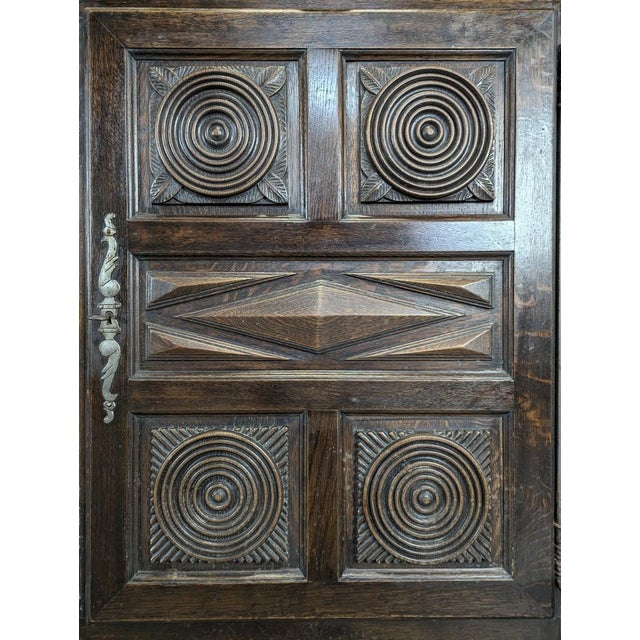 Brutalist Buffet in the style of Dudouyt For Sale - Image 5 of 10