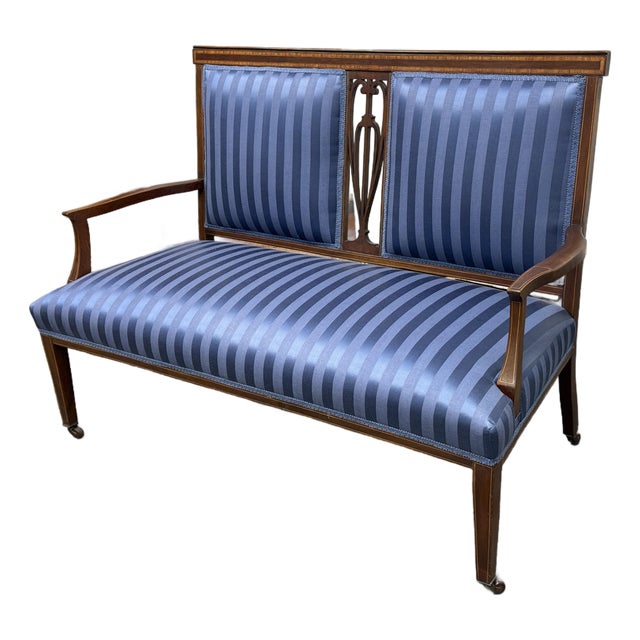 Edwardian Settee, Antique For Sale