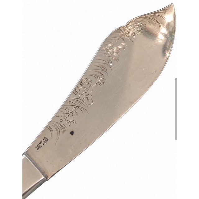 Late 19th Century Late 19th Century Ornate Japanese Fish Serving Set For Sale - Image 5 of 5