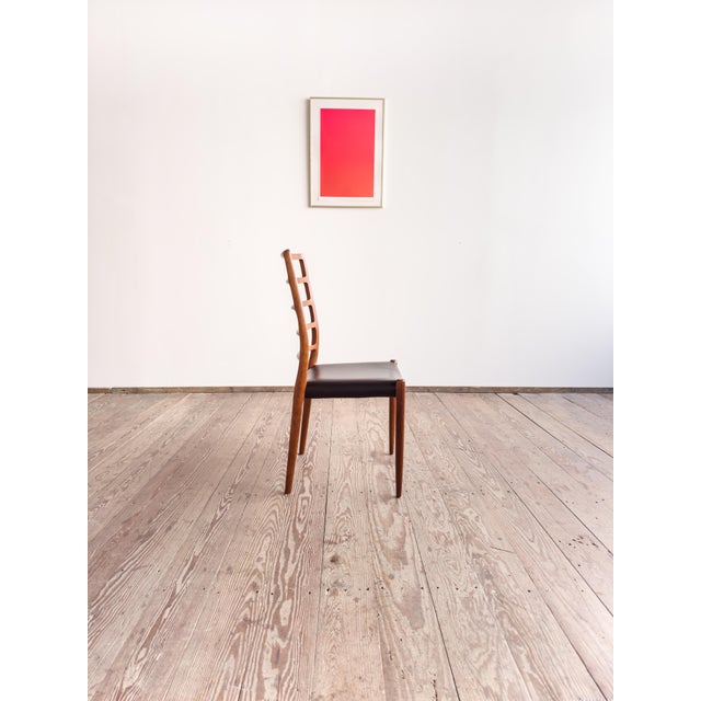 Dimensions: approx. 50 × 52 × 98 × 45 cm (width × depth × height × seat height) original dining chair designed by niels o....