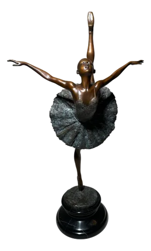 Bronze Ballerina Statue after Degas
