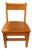 Mid Century Mission Style Wooden School Chair Solid Oak Schoolhouse Kids Playroom Furniture For Sale