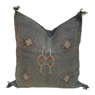 Cactus Sabra Silk Pillow Cover For Sale