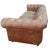 Elevate Your Living Space With This Stunning, Handcrafted Chesterfield Sofa and Ottoman in Genuine Tan Leather For Sale - Image 10 of 12