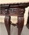 Regency Style Hand-Carved Mahogany & Walnut Console Table With Grotesque Mask Apron, Circa 1980 For Sale In Indianapolis - Image 6 of 8