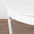 19th Century Pair of Large White Demi Lune Console Side Tables For Sale - Image 10 of 15
