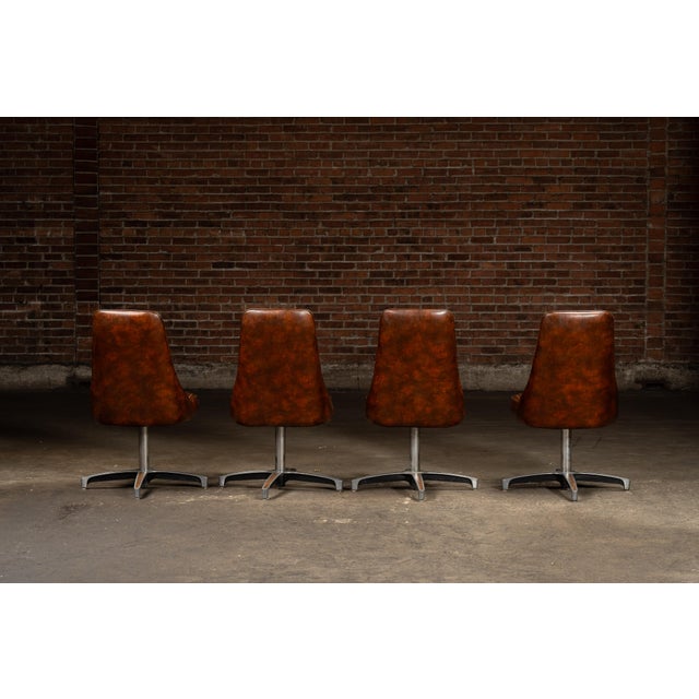 MCM Five-Piece Dining Table and Chair Set by Chromcraft For Sale - Image 12 of 16