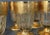 Boho Chic Bohemian Czech Gold Decorated Glasses from Moser, 19th Century, Set of 6 For Sale - Image 3 of 11