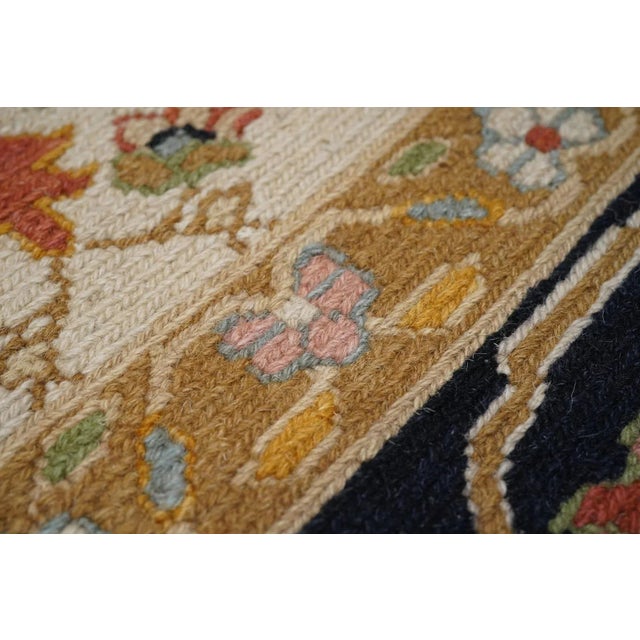 Gray Sumak Rug 8' X 10' For Sale - Image 8 of 12