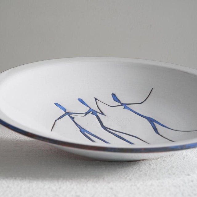 Large Mid-Century Studio Pottery Dish by Hans Wagner, 1950s For Sale - Image 3 of 8