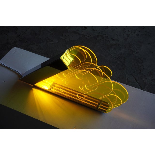 1970s Pitagora Table Lamp by Sergio Giobbi for Metalmobili, Italy, 1970s For Sale - Image 5 of 12