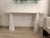 White Eros Series White Carrara Marble Console Table attributed to Angelo Mangiarotti, Italy, 2000s For Sale - Image 8 of 9
