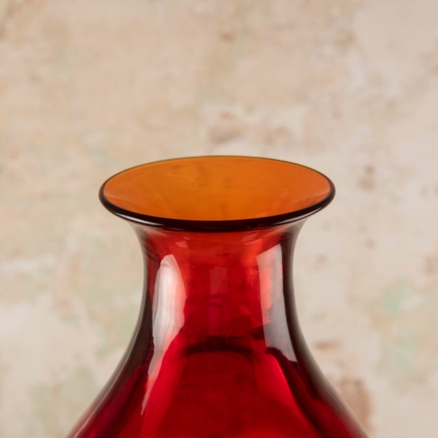 Purple Large Murano Glass Vase from Seguso Vetri d'Arte, 1960s For Sale - Image 8 of 11