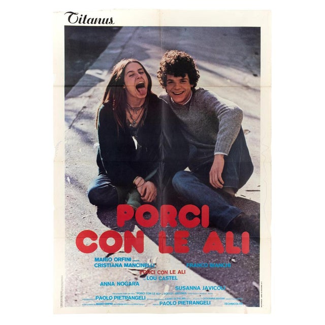 Porci Con Le Ali Poster, Italy, 1977 For Sale - Image 4 of 7