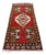 1990s Turkish Red Medallion Doormat For Sale