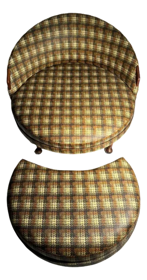 Adrian Pearsall "Havana" Satellite Chaise Lounge Chair & Ottoman