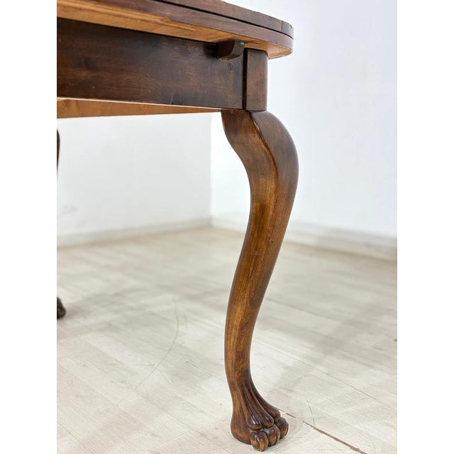 Black Vintage Art Nouveau Dining Table, 1920 For Sale - Image 8 of 10