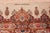 Textile 1950s Fine Silk Pile Floral Vintage Persian Qum Short Runner Rug For Sale - Image 7 of 8