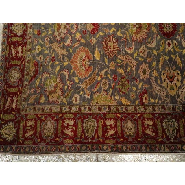 Early 20th Century Galerie Shabab Collection Early 20th Century Turkish Sivas Throw Rug For Sale - Image 5 of 8