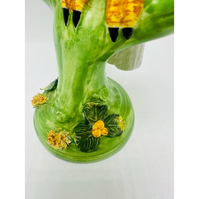 1970s Vintage Italian Ceramic Parrot For Sale - Image 5 of 7