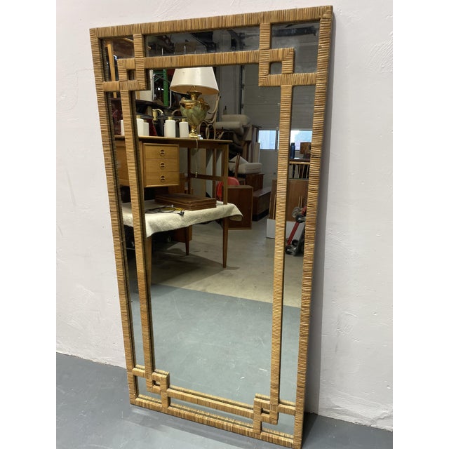 1960s Mid-Century Modern Geometric Wall Mirror, 1960s For Sale - Image 5 of 5