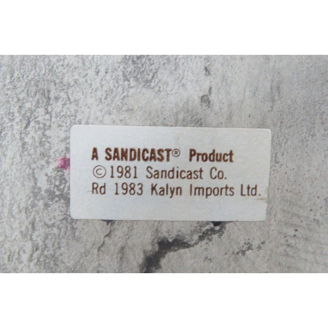 Sandicast Gray Schnauzer Dog Ceramic Figurine Statue Door Stopper For Sale - Image 9 of 13