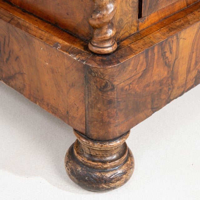 Biedermeier Marble-Top Chest of Drawers, Antique, France, Circa 1860 For Sale - Image 11 of 14