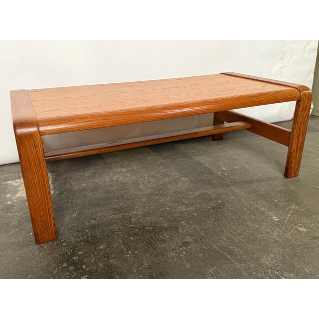 Mid-Century Modern Danish Oak Coffee Table, 1960s For Sale - Image 3 of 8