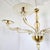 Glass 1980s Mid Century Modern Beige Murano Glass Chandelier For Sale - Image 7 of 11
