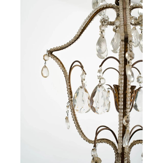 Italian Vintage Beaded Hall Fixture For Sale In New York - Image 6 of 8