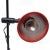 1980s Vintage Red and Black Desk Lamp With Metal Shade For Sale - Image 5 of 11