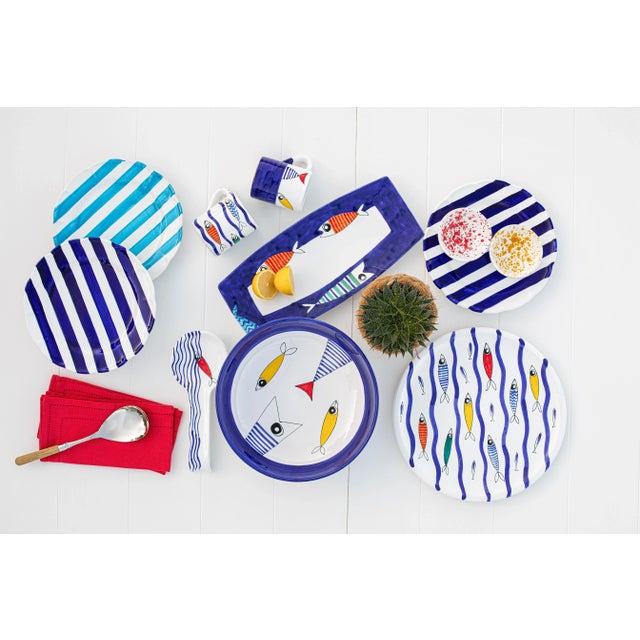 VIETRI VIETRI Pesce Pazzo Crazy Fish Round Platter For Sale - Image 4 of 4