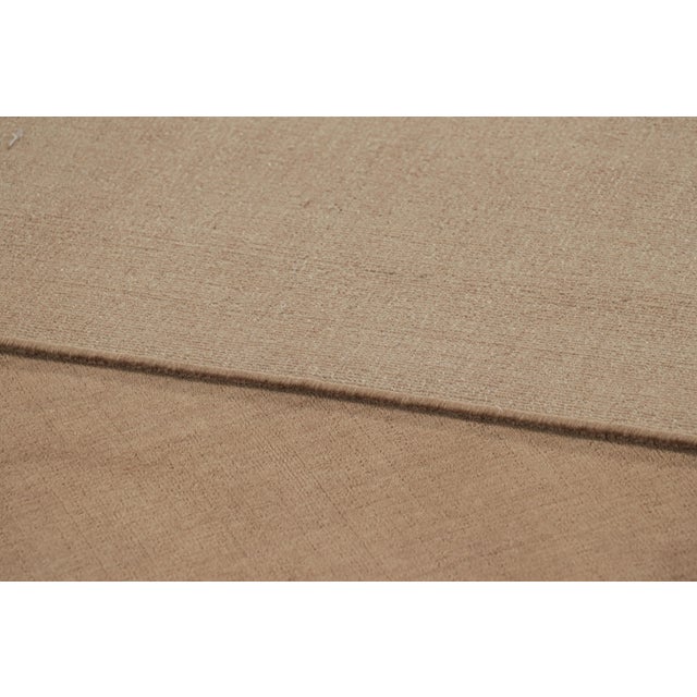 Textile Rug & Kilim’s Oversized Contemporary Textural Solid Rug in Brown Tones-12x16 For Sale - Image 7 of 7