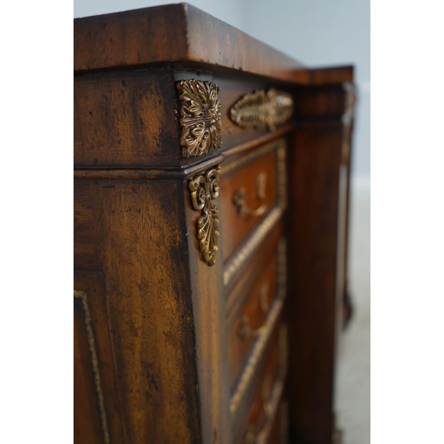 Maitland Smith Neoclassical Mahogany Credenza For Sale - Image 14 of 17